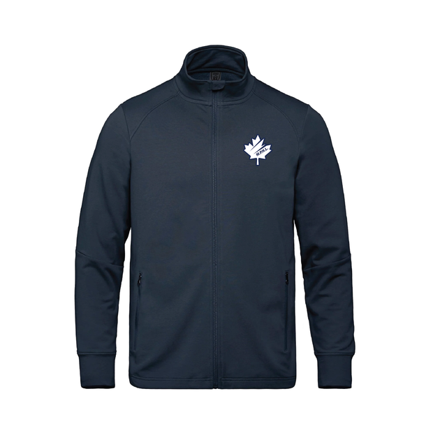 Moss Park French Terry Performance Full Zip Sweatshirt (Patch Logo)