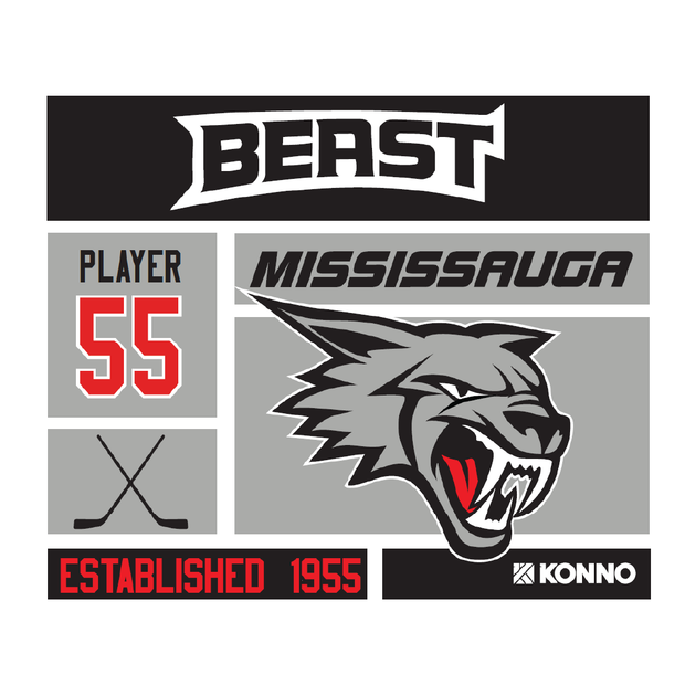 Mississauga Beast Sherpa Blanket (Sublimated)