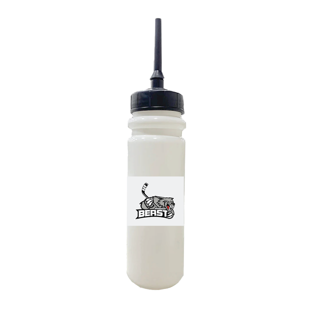 Mississauga Beast Squeeze Water Bottle (Custom Vinyl Logo)