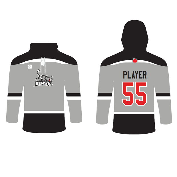 Mississauga Beast Custom Hockey Hoodie (Sublimated)