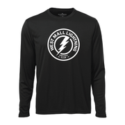 West Mall Lightning Long Sleeve Performance Tee (Print Logo)