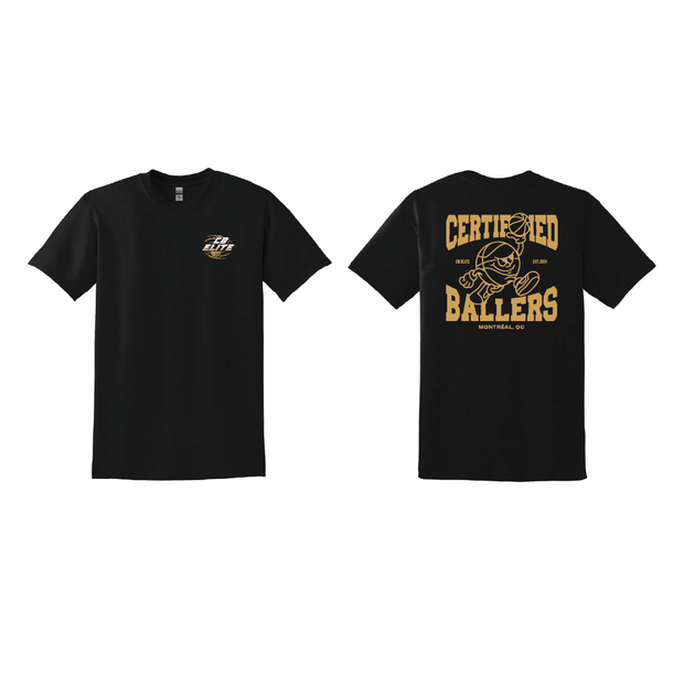 CB Elite Certified Ballers Cotton/Blend Tee (Print Logo)