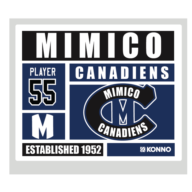 Mimico Canadiens Personalized Sherpa Blanket (Sublimated)