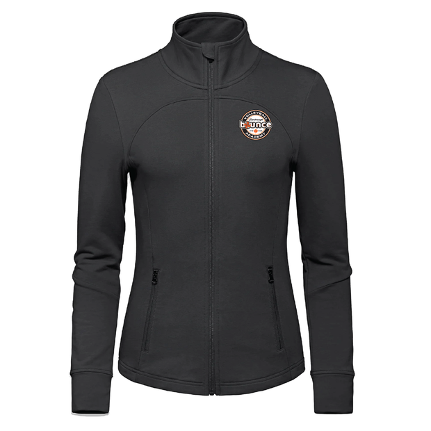 Bounce Volleyball French Terry Performance Full Zip Sweatshirt (Patch Logo)