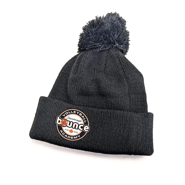 Bounce Volleyball New Era Pom Pom Toque (Custom Patch)