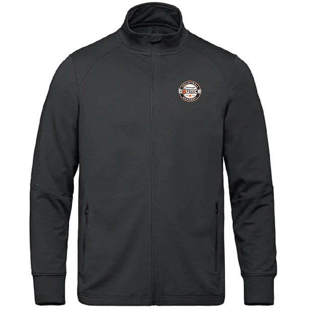 Bounce Volleyball French Terry Performance Full Zip Sweatshirt (Patch Logo)