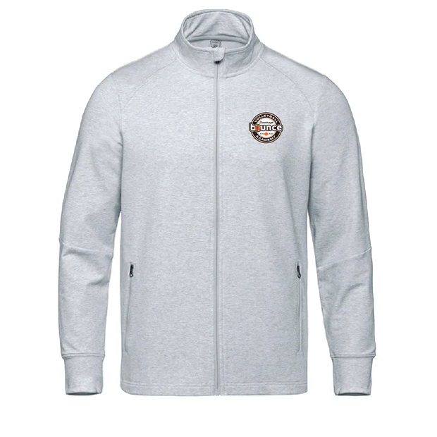 Bounce Volleyball French Terry Performance Full Zip Sweatshirt (Patch Logo)