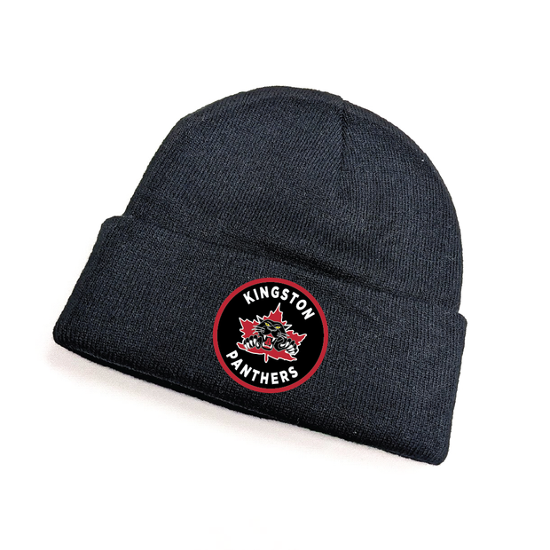 CAL-Kingston Panthers Knit Cuff Toque (Custom Patch Logo)