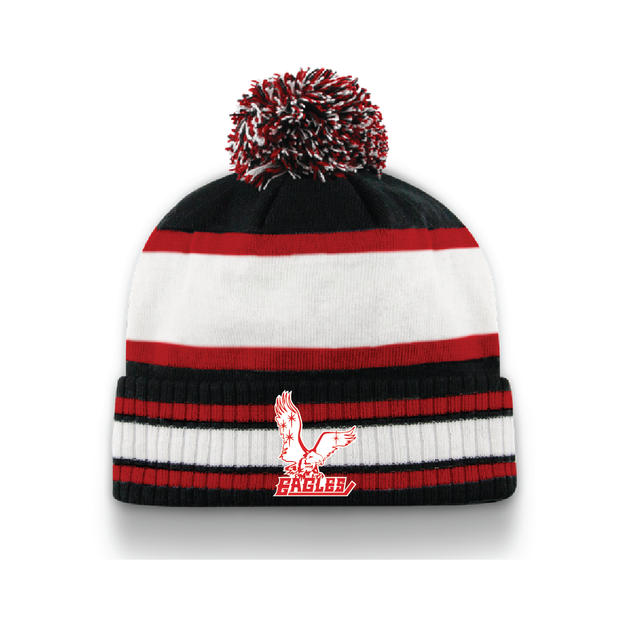 Toronto Eagles Custom Pom Pom Toque/Beanie (Embroidered Logo)