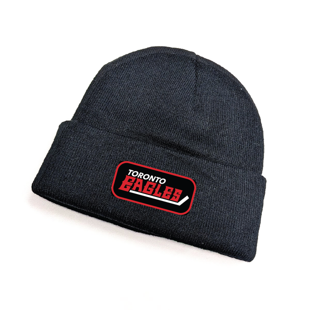 Toronto Eagles Knit Cuff Toque (Custom Patch Logo)