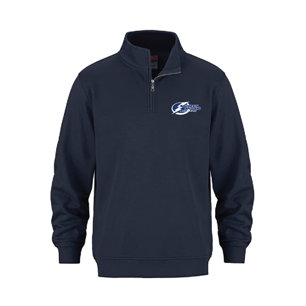 Lightning Flux 1/4 Zip Sweatshirt (Embroidered)