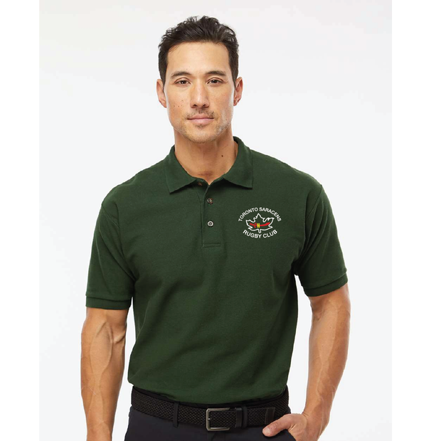 Toronto Saracens Ring-Spun Piqué Polo (Embroidered Logo)