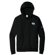 HR Juel Nike Club Fleece Swoosh Full Zip Hoodie (Twill Patch Logo)