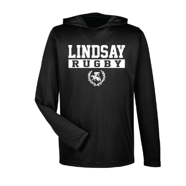 Lindsay RFC Long Sleeve Hooded Performance Shirt