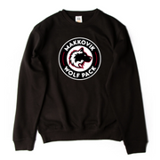 Makkovik Wolf Pack Full Logo Crewneck (Custom Twill Patch Logo)