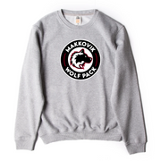 Makkovik Wolf Pack Full Logo Crewneck (Custom Twill Patch Logo)