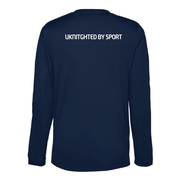 Newton's Grove Knights Long Sleeve Performance Tee (Print Logo)