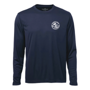 Newton's Grove Knights Long Sleeve Performance Tee (Print Logo)
