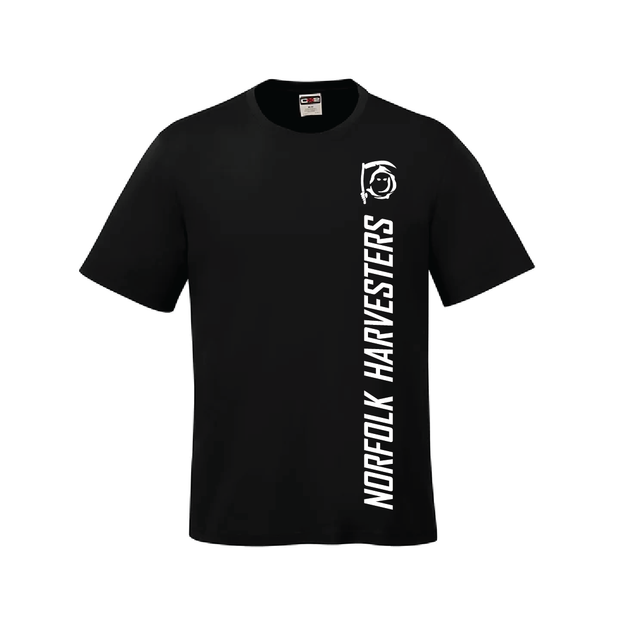 Norfolk Harvesters Cotton VERTICAL Tee (Print Logo)