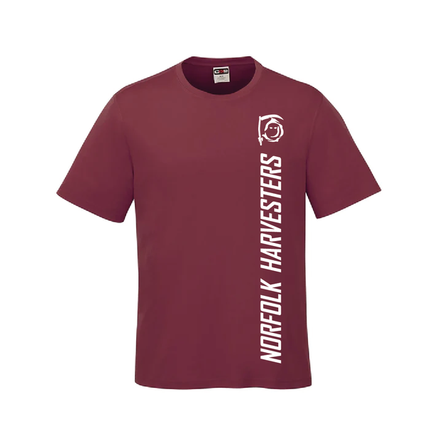 Norfolk Harvesters Cotton VERTICAL Tee (Print Logo)
