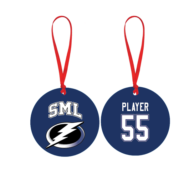 Lightning Holiday Ornament (Sublimated Design)