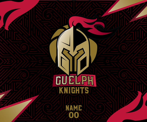 Knights Personalized 50"x60" Sherpa Lined Fleece Blanket