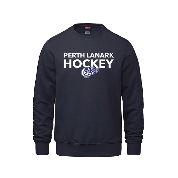 Perth Lanark Wings Premium Crewneck (Print Logo)