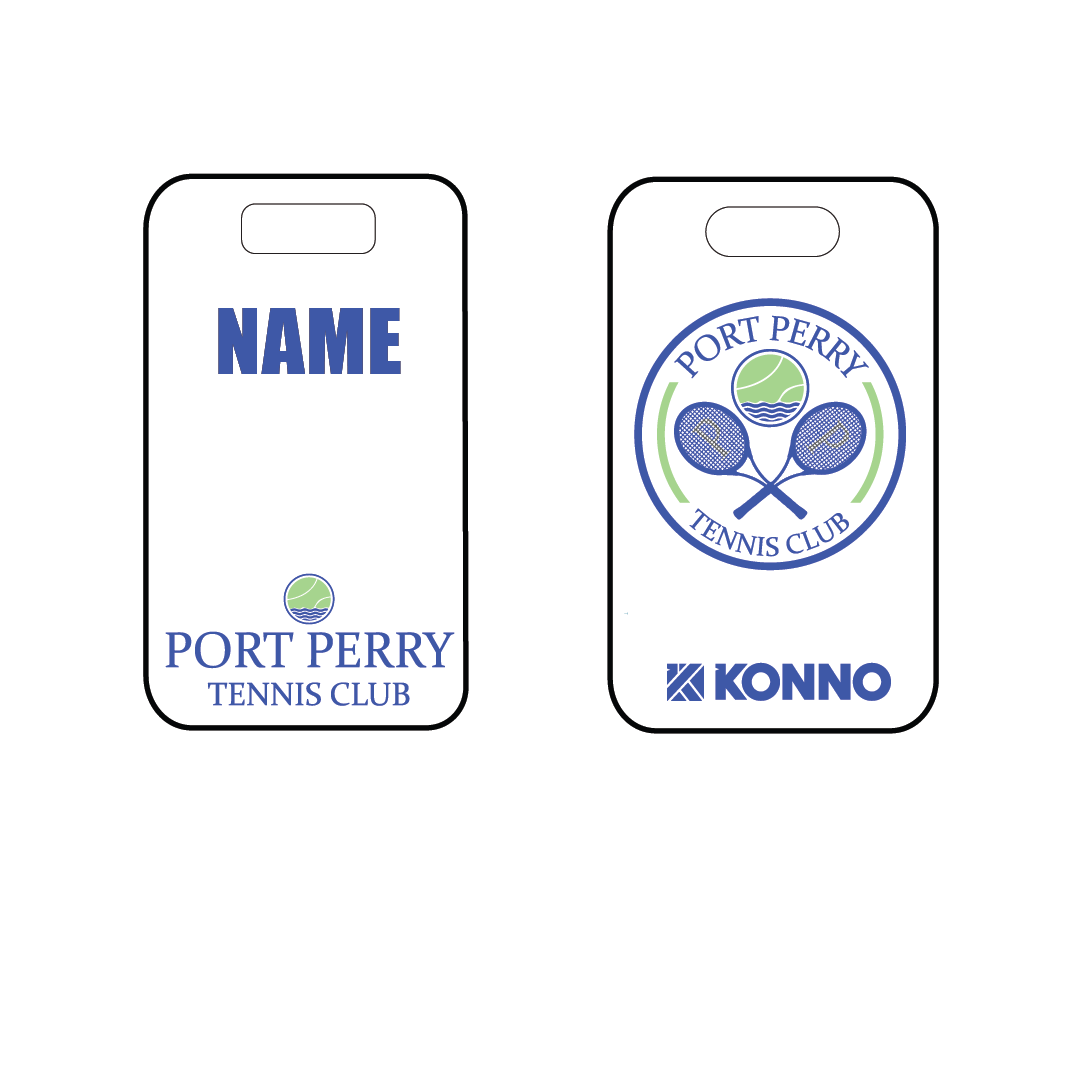 Port Perry Tennis Club Custom Bag Tag (Sublimated) – Konno Inc.