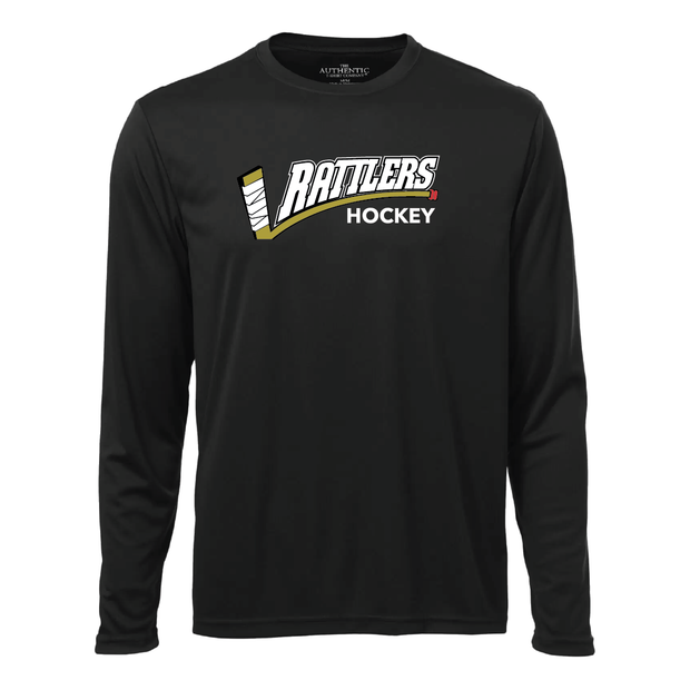 Mississauga Rattlers Long Sleeve Performance Tee (Print Logo)
