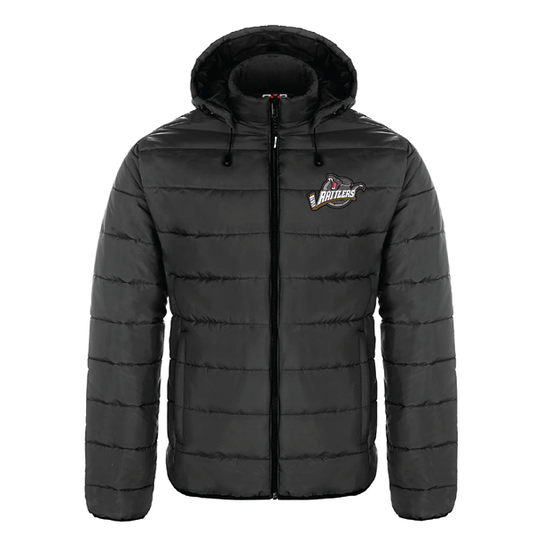Mississauga Rattlers Glacial Puffy Jacket with Detachable Hood (Patch Logo)