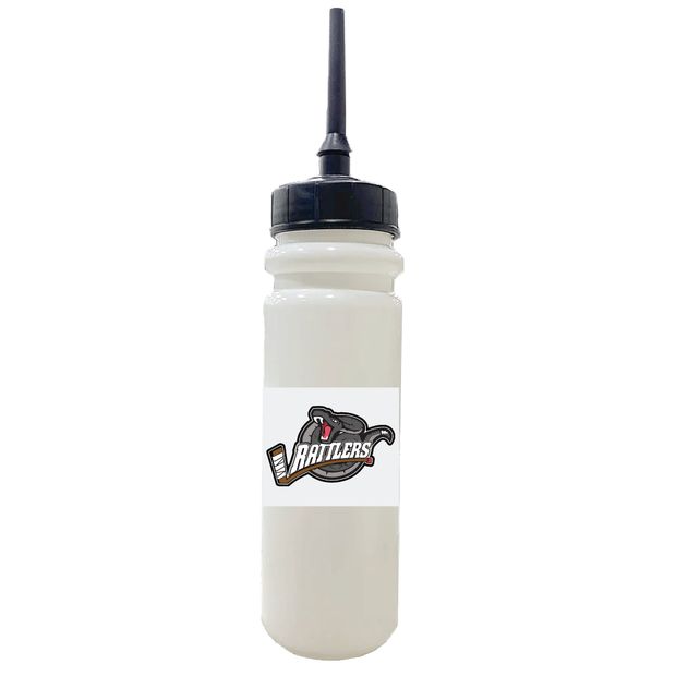 Mississauga Rattlers Squeeze Water Bottle (Custom Vinyl Logo)