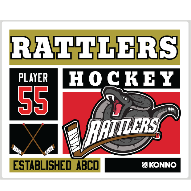 Mississauga Rattlers Sublimated Custom Tumbler (Sublimated Design)