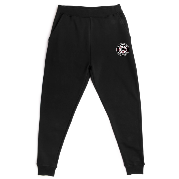 Makkovik Wolf Pack Relaxed Fit Fleece Joggers (Custom Patch Logo)