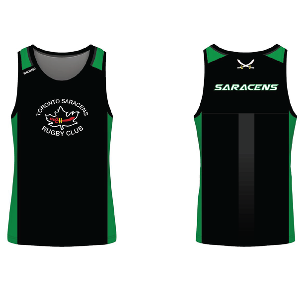Toronto Saracens Custom Black Performance Singlet (Sublimated)