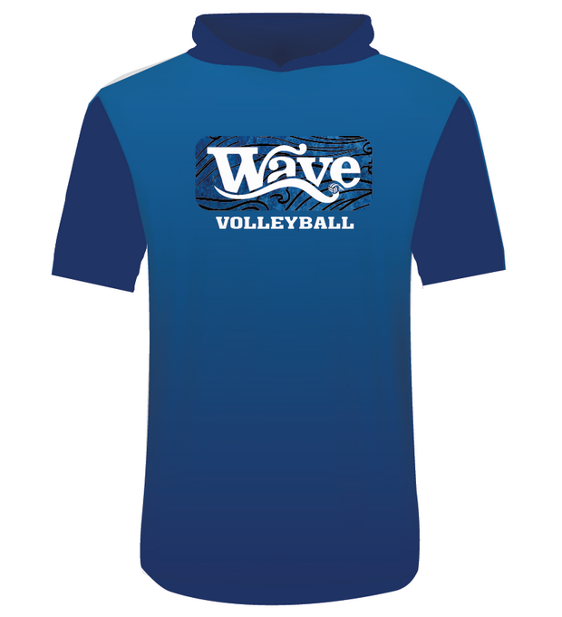 Wave Volleyball Lightweight Hooded Shirt (Sublimated)