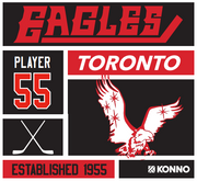 Toronto Eagles Sublimated Custom Tumbler (Sublimated Design)