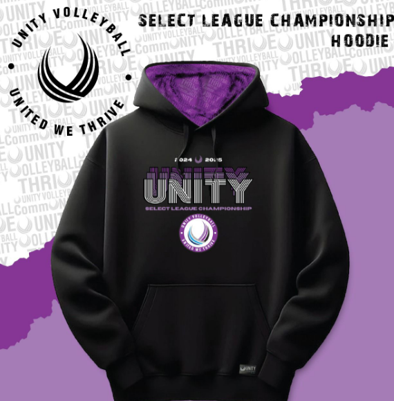 Unity Volleyball Select League Championship Hoodie