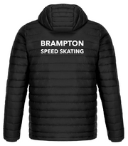 Brampton Ontario Speed Skaters Lightweight Canyon Puffy Jacket (Custom Patch Logo)
