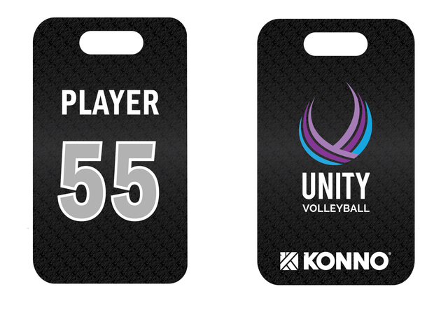 Unity Volleyball Custom Bag Tag (Sublimated)