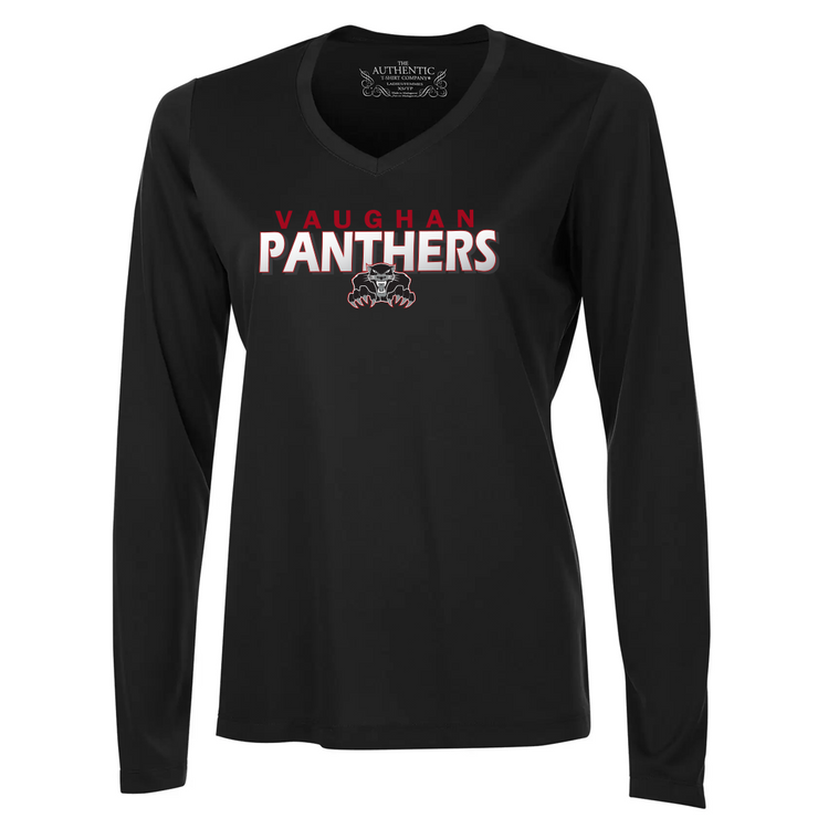 Panthers Long Sleeve Performance Tee (Print Logo)