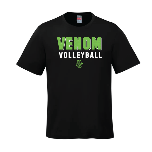 Venom Volleyball Cotton/Blend Tee (Print Logo)