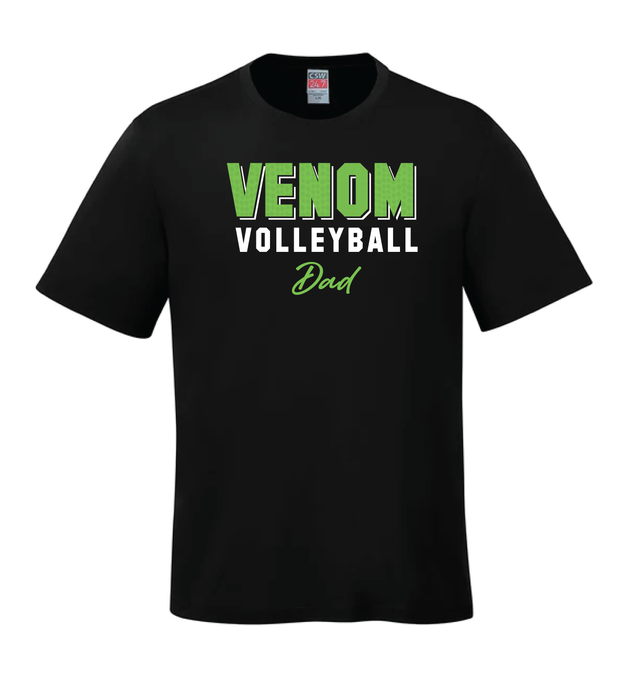 Venom Volleyball Cotton/Blend DAD Tee (Print Logo)