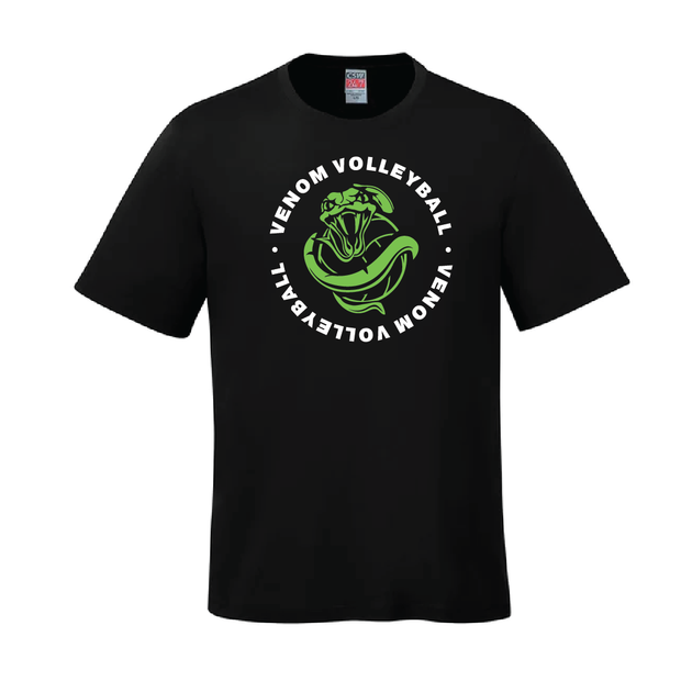 Venom Volleyball Cotton/Blend Team Tee (Print Logo)