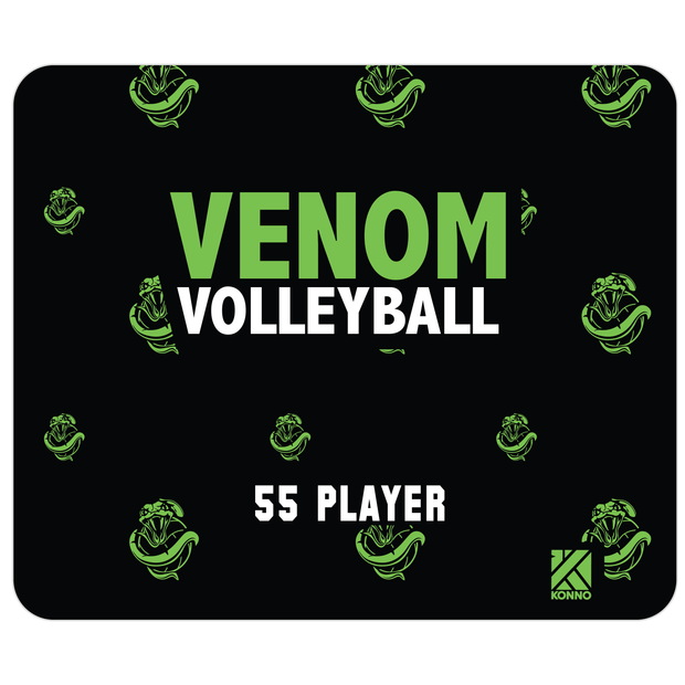 Venom Volleyball Personalized Sherpa Blanket (Sublimated)