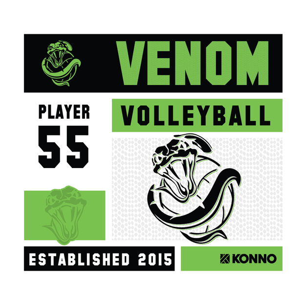 Venom Volleyball Sublimated Custom Tumbler (Sublimated Design)