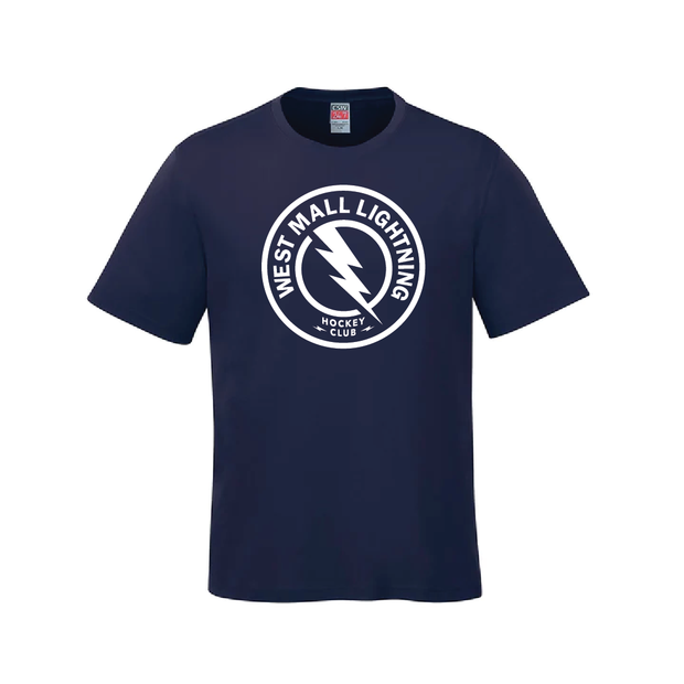 West Mall Lightning Cotton/Blend Essentials Tee (Print Logo)