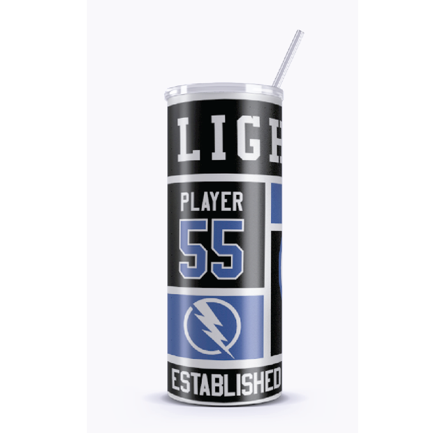West Mall Lightning Sublimated Custom Tumbler (Sublimated Design)