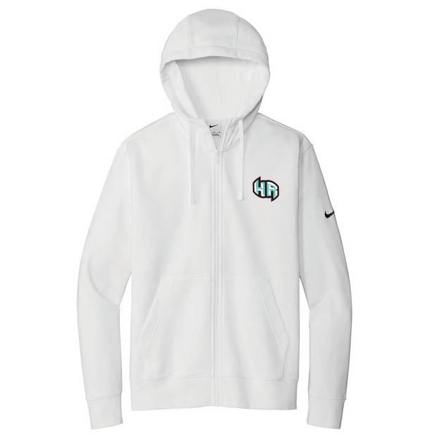 HR Juel Nike Club Fleece Swoosh Full Zip Hoodie (Twill Patch Logo)