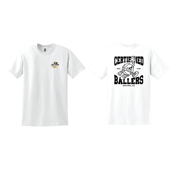 CB Elite Certified Ballers Cotton/Blend Tee (Print Logo)