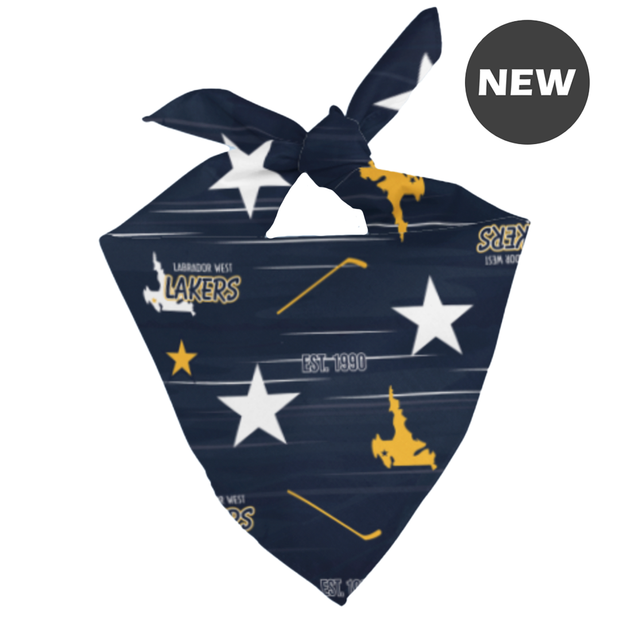 Labrador West Lakers Bandana/Pet Accessory (Sublimated)